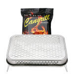 일회용 숯불구이기(착화지,코코넛숯 포함) 캔그릴 숯불구이판 은박 고기판 일회용화로 : 보배물산