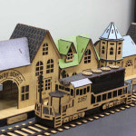 미니빌리지 A6 블랙 BD-21 디젤기관차 미니어쳐 모형 만들기 DIY 공예 취미생활 소품 : 어른킹 쇼핑몰