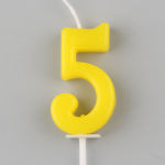 5번 생일 케이크 이벤트 기념일 숫자초(opp 비닐포장) : 도니카트