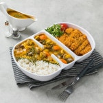 [부먹찍먹그릇]부먹찍먹 탕수육 양식 중국집 반반 옛날떡볶이 먹방 덜어먹는 잘안깨지는 그릇 접시 중식기 : 첫걸음