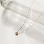 제이로렌 G0181 14K 골드 행운의 큐빅 코인목걸이 : 제이로렌