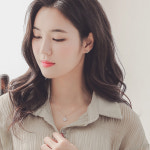 제이로렌 G0183 14K 골드 행운의 큐빅 코인목걸이 : 제이로렌
