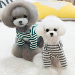 강아지옷 CHEEPET 줄무늬 티셔츠 명품 애견의류 : 몽이콩
