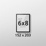 6R-6X8인치(152x203mm) 알루미늄 사진액자 : 푸드포토리아
