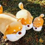 [모찌타운] 모찌모찌 시바 강아지쿠션(S:25cm) : 인형백화점