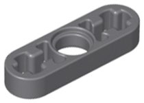 레고부품 리프트암 - Dark Bluish Gray Technic, Liftarm 1 x 3 Thin (6632/4223767) 브릭마켓 : 브릭마켓