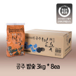[곰캠핑] 공주밤숯 1.5kg, 3kg 황토 원적외선 캠핑 숯 4시까지 주문 건 당일발송 : 곰아저씨 부화기