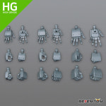 반다이 HG 건담 HGBC 043 1/144 빌드 핸즈 엣지 S M L [230832] : 세븐토이