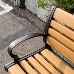 야외용 공원 아파트 학교 휴게소 관공서 수지목 주물의자벤치 등받이형 오산홈 : 오산홈