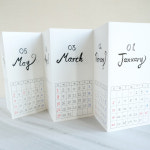 지그재그 달력만들기 10개이상세트 상품 아코디언북아트 : 작은손이야기