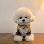 수제공작소 강아지 골덴 양면 조끼 : 수제공작소