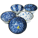 일제아리따 로망 도자기 대접세트-5개/13.5cm (S287) : 나무하늘