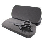 3NS 테이핑 가위 (플라스틱손잡이, 테프론코팅, 스테인레스스틸 21cm) : 티에스 테이핑