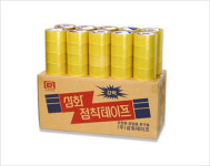 삼화테이프 박스 포장용테이프 국산 라바타입  48mm X 40M(50개) 투명 : 테이프114