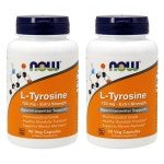 Now Foods L-Tyrosine Extra Strength 나우푸드 L 타이로신 750mg 90베지캡슐 2팩 : 다골라몰