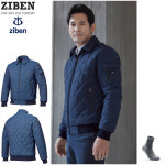 지벤 ZB-J1752 남여 퀼팅 패딩점퍼 볼펜꽂이 겨울 추동작업복 근무복 [고급안전양말] : 세이프텍