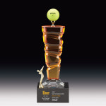 골프트로피 싱글 이글 홀인원 대회 우승 기념 크리스탈 트로피 G0385 : 조은트로피