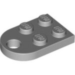 레고부품 변형플레이트 - Light Bluish Gray Plate, Modified 3 x 2 with Hole (3176/4211419) 브릭마켓 : 브릭마켓