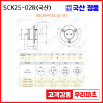 SCK25-2R SCK25 SCN25 25파이커넥터 항공잭  원형커넥터 원형플러그 SCK25-02P  SCK25-02R  SCN25-02R SCN25-02P SCK25  SCN25... 