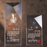 골프트로피 싱글 이글 홀인원 대회 우승 기념 크리스탈 트로피 G0473 : 조은트로피