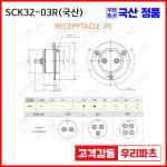 SCK32-3R SCK32 SCN32 32파이커넥터 항공잭  원형커넥터 원형플러그 써큘러커넥터 SCK32-3P SCK32-03P SCK32-03R : wooriparts