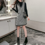 오늘출발 반폴라티+진주라인 패턴 원피스 세트 : 핸드메이드별