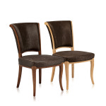 아리아 원목 유럽풍 디자인 체어 고급 인조 가죽 카페 인테리어 식탁 의자 : 스마트가구