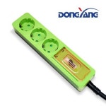 국산 동양전자 고용량 멀티탭 2구 1.7m 16A 4000W 250V 누전차단 양극차단 접지 배선용 : 아이템몰