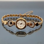 14k 핑크골드 시계(8.3g gold watch h1376) : gemflower