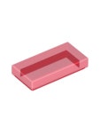 [레고부품] 3069 / Trans-Red Tile 1 x 2 with Groove : 브릭던전