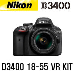 [중고] 니콘 D3400 AF-P 18-55mm VR KIT + 메모리 32GB 증정 : 에이치디에스이미징