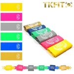 TKFIT 라텍스 밴드 1단계 옐로우 밴드 근력 스트레칭 고무 파워 다이어트 운동 필라테스 어깨 요가 : TKFIT