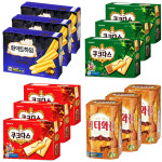 크라운제과 화이트하임 쿠크다스 산도 베이키 버터와플 사무실 탕비실 단체 간식 과자 : 도니오니