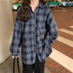 여성 2컬러 루즈핏 데일리 포켓 셔츠 H1053 : 티에스컴퍼니