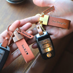 보도니 명품가죽 커플각인 선물 스마트키홀더 자동차키링 : 핸드메이드별