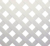 PVC 래티스 고급형 4x1200x2400mm 화이트 (정사각형 간격 30x30) 라티스 : 바나나목재