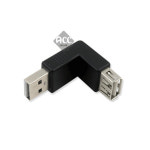 H8372 USB 연장 ㄱ자 젠더 잭 단자 커넥터 짹 연결 핀 : acchouse