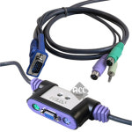 G7431 PS/2 KVM 스위치 키보드 마우스 RGB 스테레오잭 : acchouse