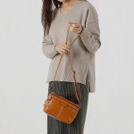 천연 소가죽 미쥬 여성 크로스백 : 루루하우스