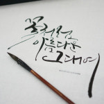 [캘리그라피 고급붓] 황모필 붓 특소 : 글꼴아트샵