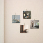 페이퍼가든 모노 리빙 엽서 4종 세트(10cm) 카드 포스터 인테리어 : 페이퍼가든