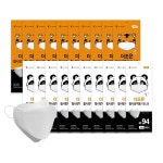 [대형소형 100매] SD더조은 황사방역용 마스크 KF94 (직) : SK스토아