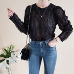 [세일]리즈갱신 실물승부 레이스블라우스(3컬러) : 위드마리샵