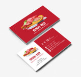 [명함] 정육점 명함디자인 / 한우 고기집 명함제작 : 이날디자인제작소