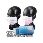 일회용 부직포 마스크/ 먼지차단 3겹 위생/ 성인용/ 180mm/ 화이트 핑크/ 50매 : 아워세이프
