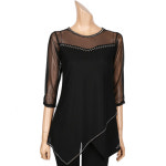 노브댄스복 A261 롱랩티 스포츠댄스복 모던 라틴 웰빙 라인 무대의상 연습복 단체복 : 노브 댄스복