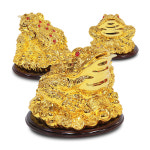 (풍수용품) 원형 황금두꺼비 삼족두꺼비 신년선물 개업선물 : 코코스포츠