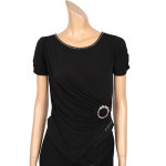 노브댄스복 A325 링티 스포츠댄스복 모던 라틴 웰빙 라인 무대의상 연습복 단체복 : 노브 댄스복