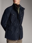Massimo Dutti 마시모두띠 탈착식 패딩 네이비 블루 자켓 3413/223 : 쇼잼