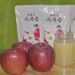 사과를 통째로 생사과즙 무첨가 햇사과즙 100포 : 의성 혜영씨네농장